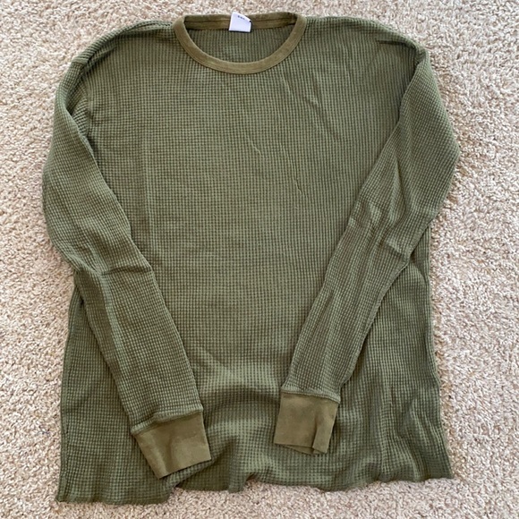Olive Thermal Shirts